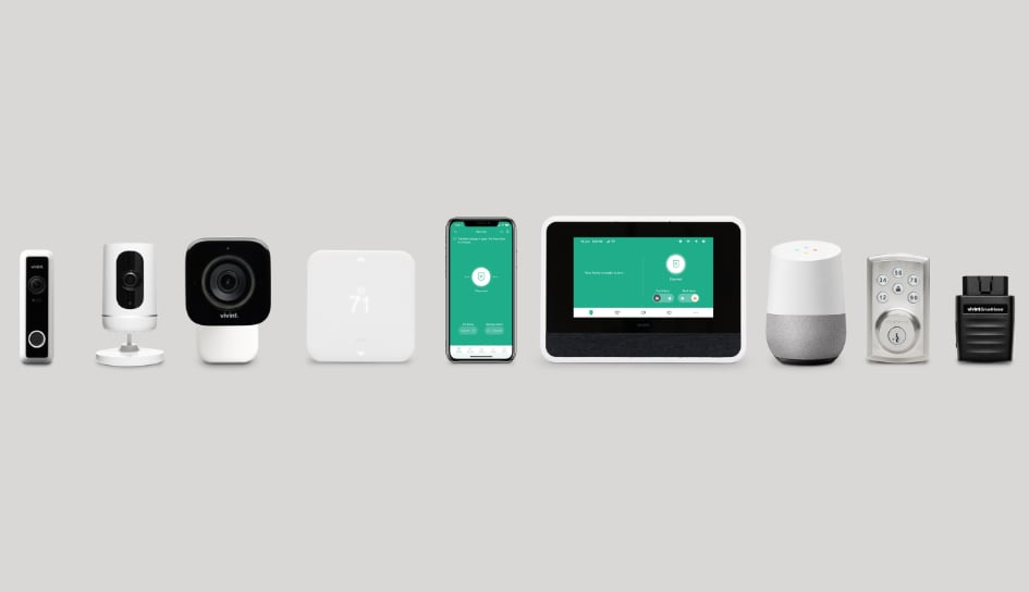 Vivint home security product line in Flint